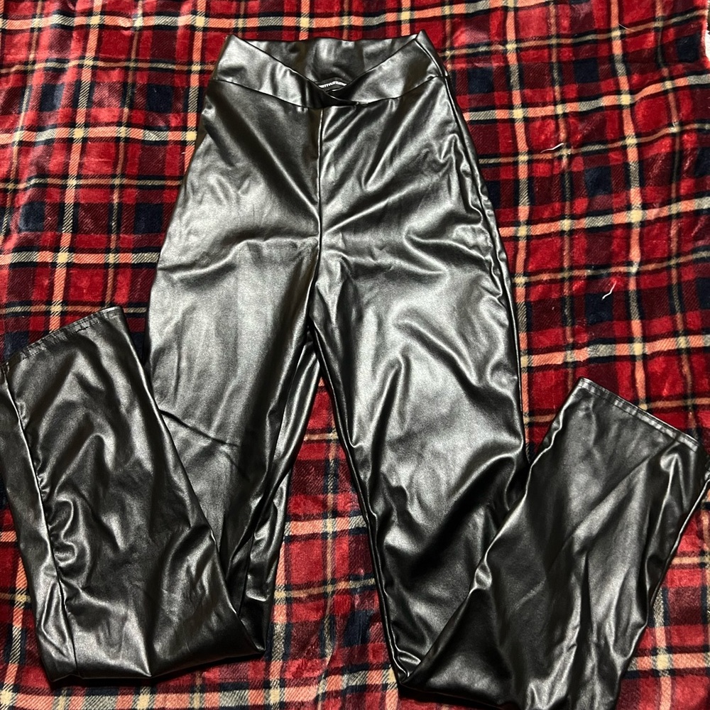 Faux Leather Pants Size 8